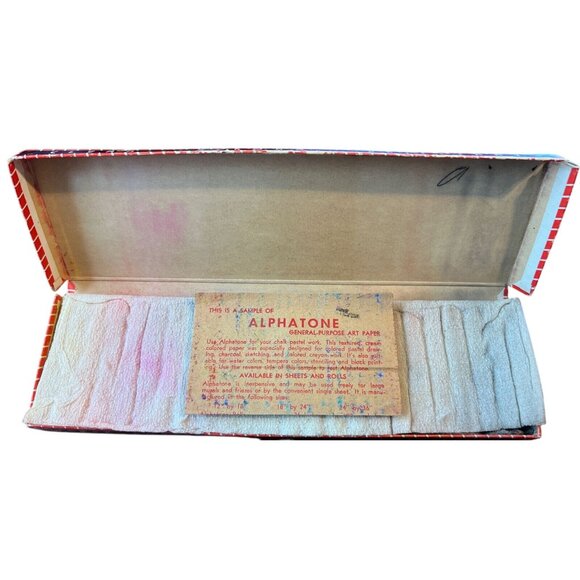 Brilliant Alphacolor Chalk Pastels No. 102 24 Sticks Weber Costello Co. Chicago - Picture 2 of 6